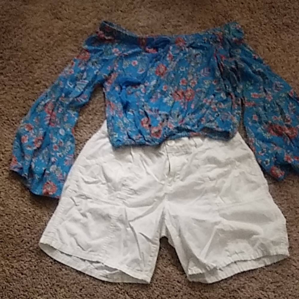 Floral crop top